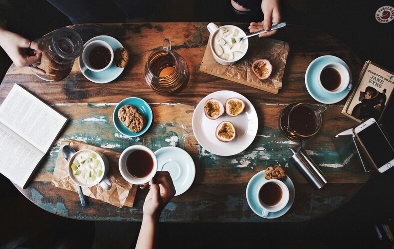 De la belle visite café L'Entraide en mars!